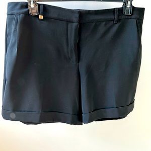White House Black Market Black Dressy Shorts. Size 14 Short